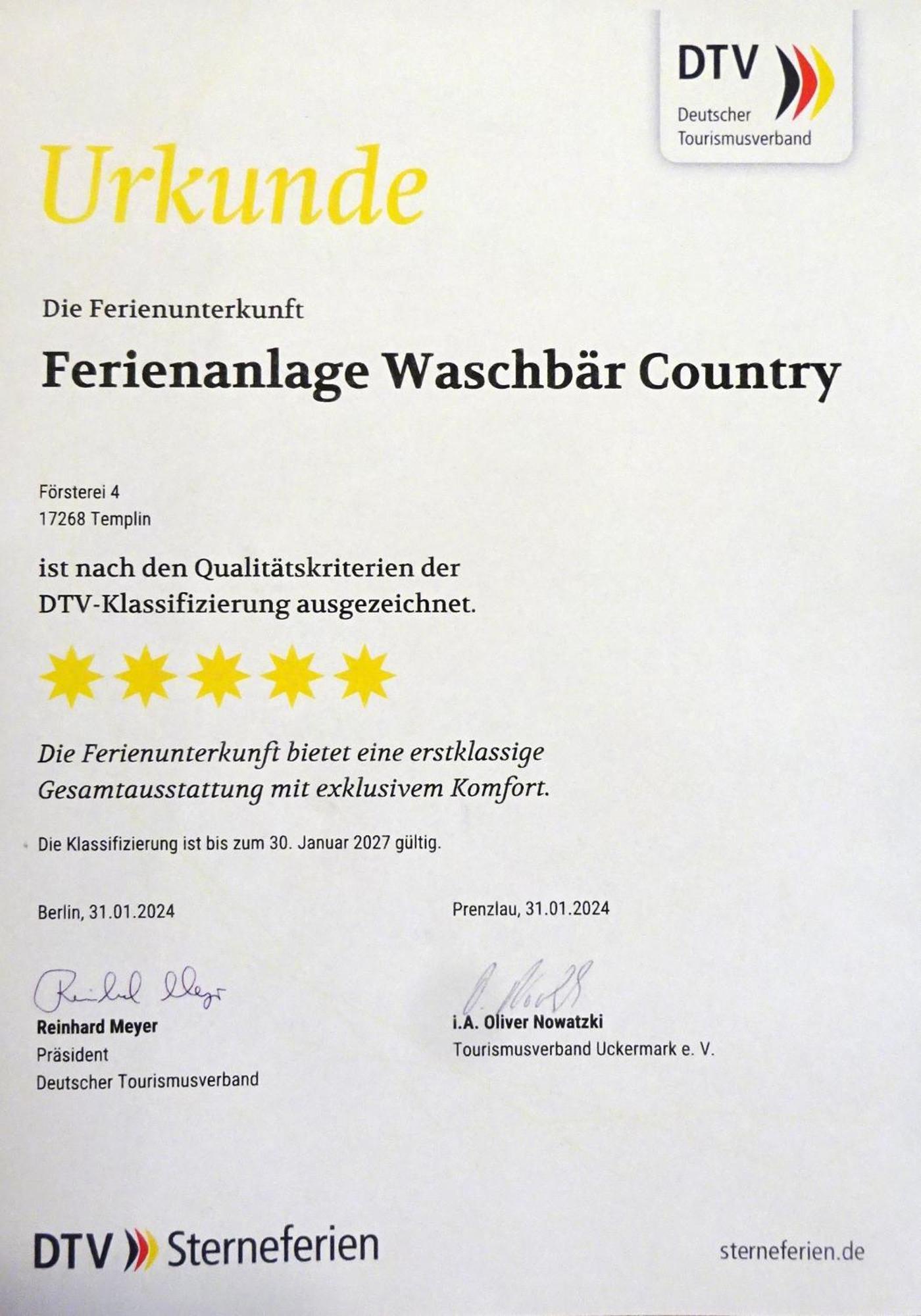 Ferienanlage Waschbaer Country Темплин Экстерьер фото